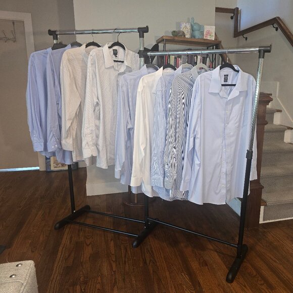 Nine 19" 36" / 37" Mens Shirts, no stains, like new . smoke free, dog friendly